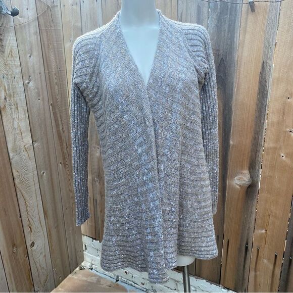 Free People Open Front Cardigan Ribbed Knit size small - Picture 2 of 8